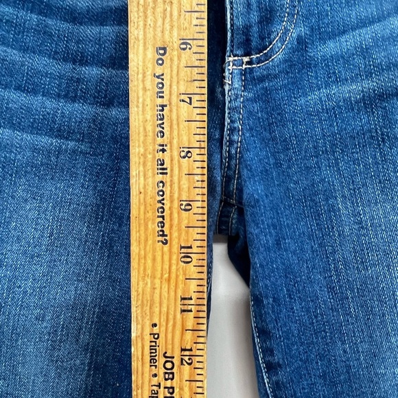 Paige Jeans Womens 25 Blue Medium Wash High Rise Hoxton Ankle Skinny Raw Hem - Picture 7 of 10